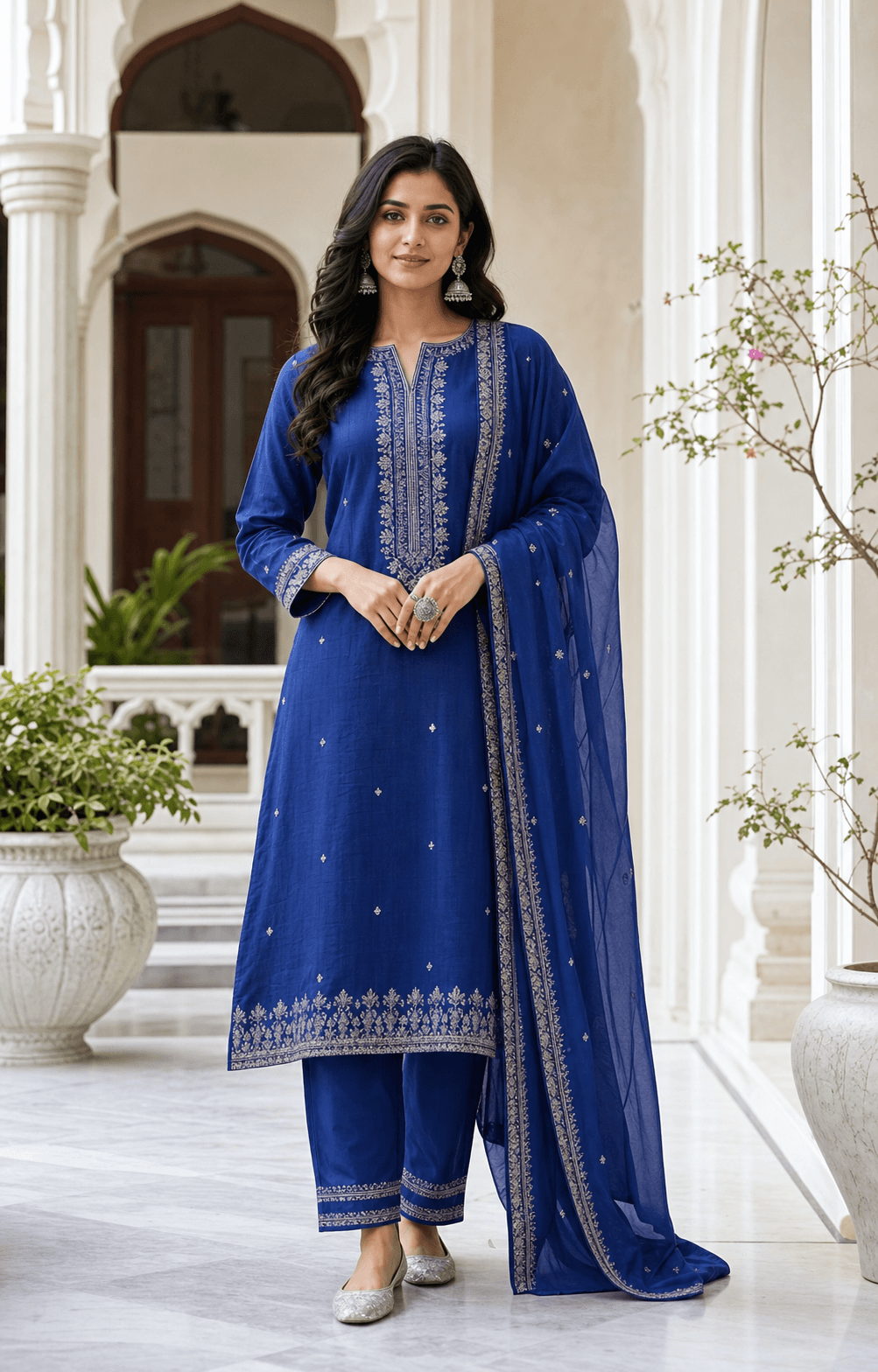 Embroidered Kurta Set thumbnail 2